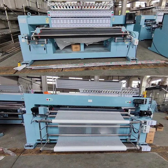 Prezzi delle macchine da ricamo per quilting a braccio lungo in Cina, multiago