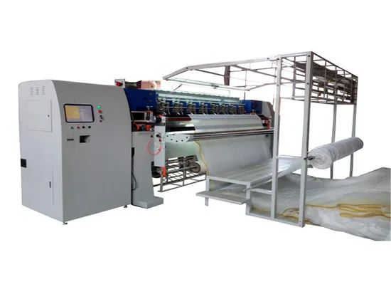 Macchina per quilting multiago automatica con punto catenella computerizzata