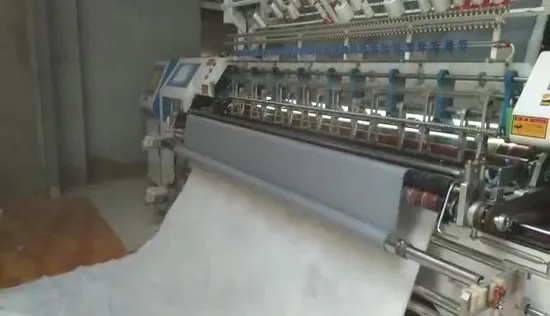 Macchina per trapuntatura ad alta velocità per materassi multi-ago